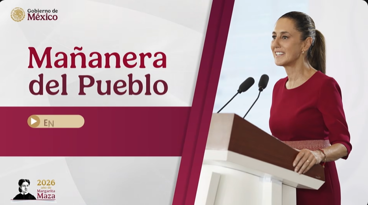Conferencia mañanera de la presidenta Claudia Sheinbaum