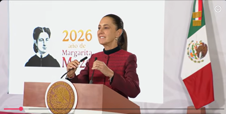 Conferencia mañanera de la presidenta Claudia Sheinbaum 