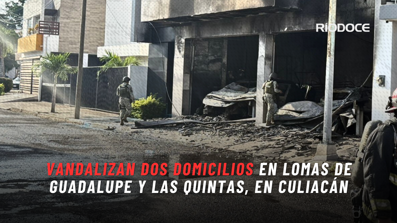 Vandalizan dos domicilios en Lomas de Guadalupe y Las Quintas, en Culiacán
