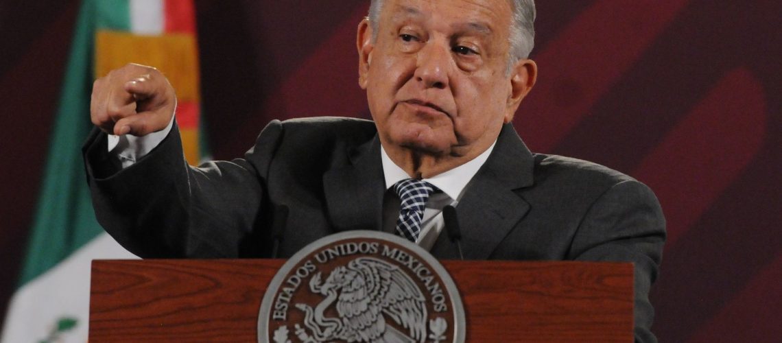 CIUDAD DE MÉXICO, 14MARZO2023.- Andrés Manuel López Obrador, presidente de México, encabezó la conferencia mañanera de este martes donde se llevó a cabo el Pulso de la Salud. FOTO: DANIEL AUGUSTO /CUARTOSCURO.COM