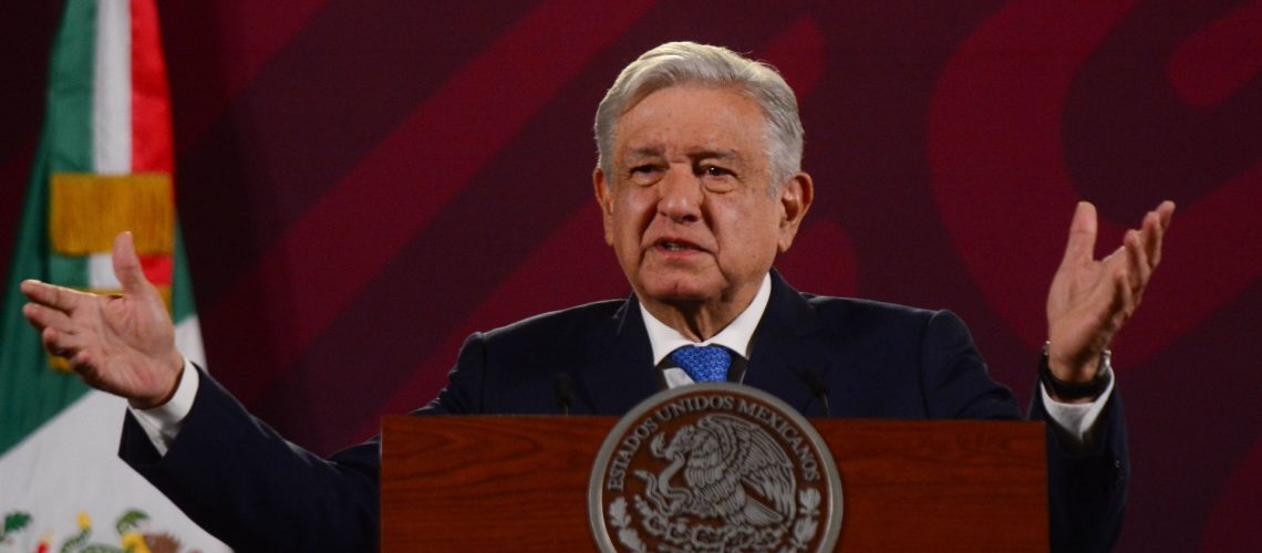 CIUDAD DE MÉXICO, 24MARZO2023.- Andrés Manuel López Obrador, presidente de México, encabezó conferencia de prensa matutina en Palacio Nacional.
FOTO: MARIO JASSO/CUARTOSCURO.COM