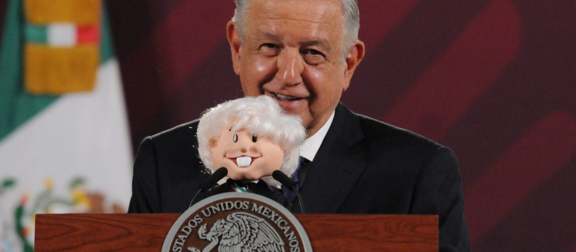 CIUDAD DE MÉXICO, 28JUNIO2023.- Andrés Manuel López Obrador, presidente de México, encabezó la conferencia mañanera de este miércoles en Palacio Nacional. FOTO: DANIEL AUGUSTO /CUARTOSCURO.COM