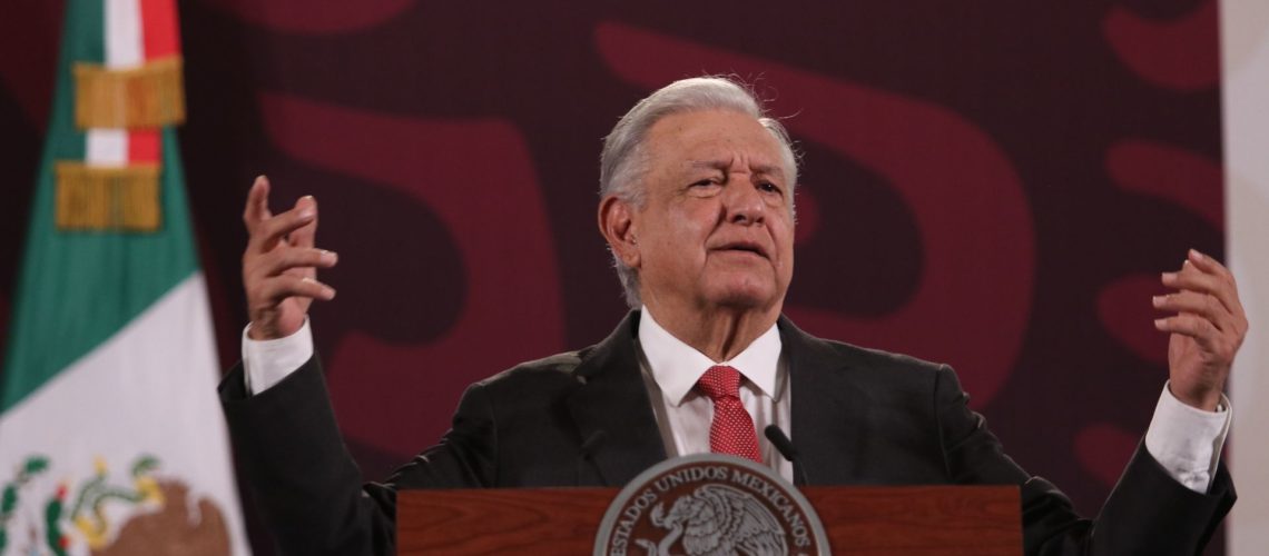 CIUDAD DE MÉXICO, 02MAYO2024.-
Andrés Manuel López Obrador, presidente de México  durante conferencia en Palacio Nacional. 
FOTO: ANDREA MURCIA /CUARTOSCURO.COM