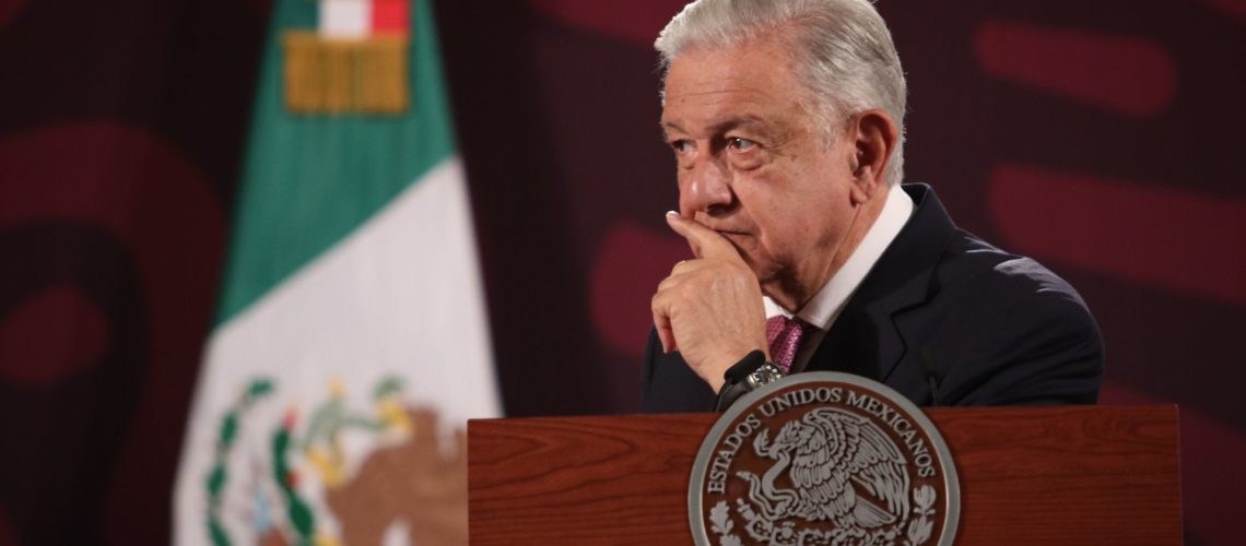 CIUDAD DE MÉXICO, 27JUNIO2024.- Andrés Manuel López Obrador, presidente de México durante conferencia de prensa matutina en Palacio Nacional.
FOTO: ANDREA MURCIA /CUARTOSCURO.COM