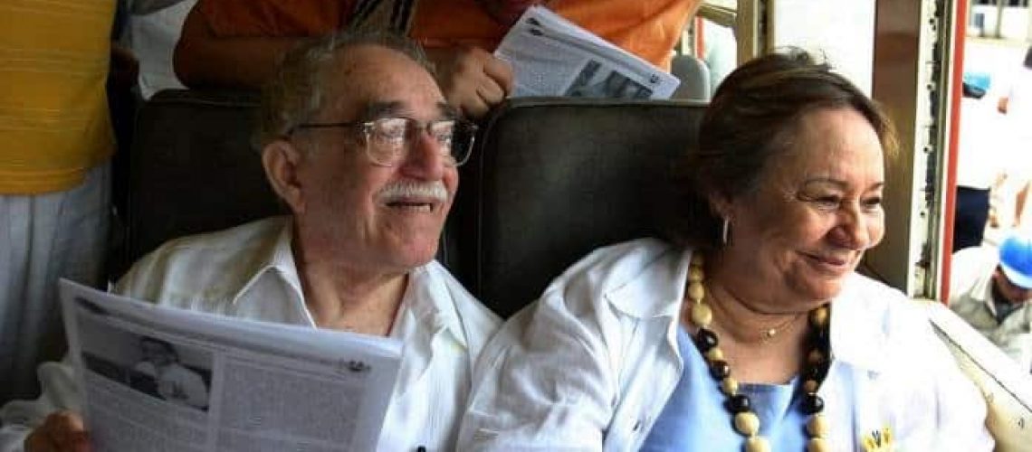 Mercedes Barcha y Gabriel García Márquez