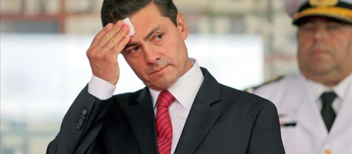 Mexico s President Enrique Pena Nieto gestures during an event  in Asuncion  Paraguay January 18  2018   REUTERS Mario Valdez