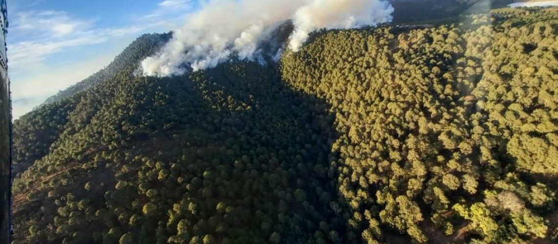incendio mazamitla consume 380 hectáreasde bosque