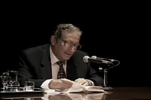 SABINES. Lectura masiva en Bellas Artes el 30 de marzo de 1996. Foto: Captura de video.
