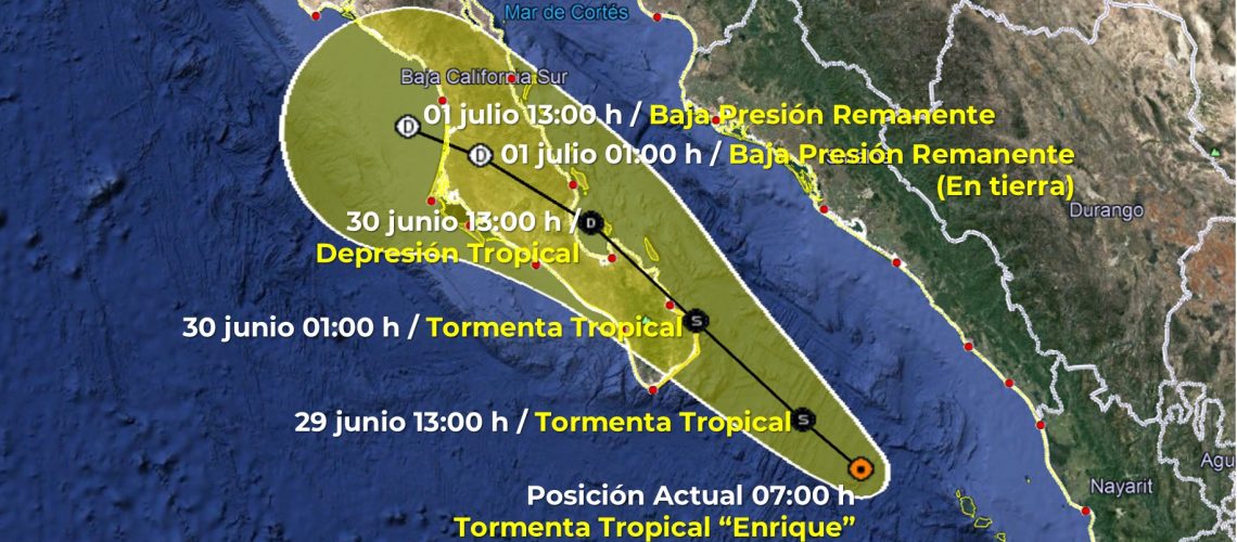 tormenta tropical Enrique
