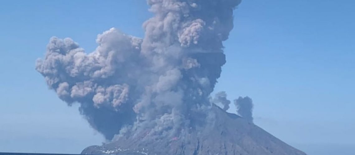 volcan Stromboli-erupcion